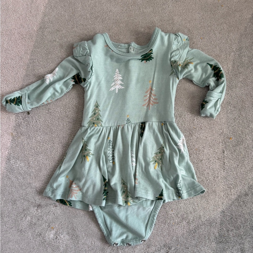 Kyte BABY Green Long Sleeve Casual Dress